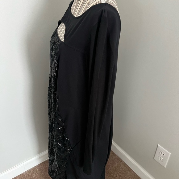 Lane Bryant Sequin Front Dress Size 16 - Picture 3 of 6
